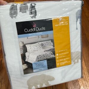 Cuddl Duds  Heavyweight Flannel Sheet Set - full size.